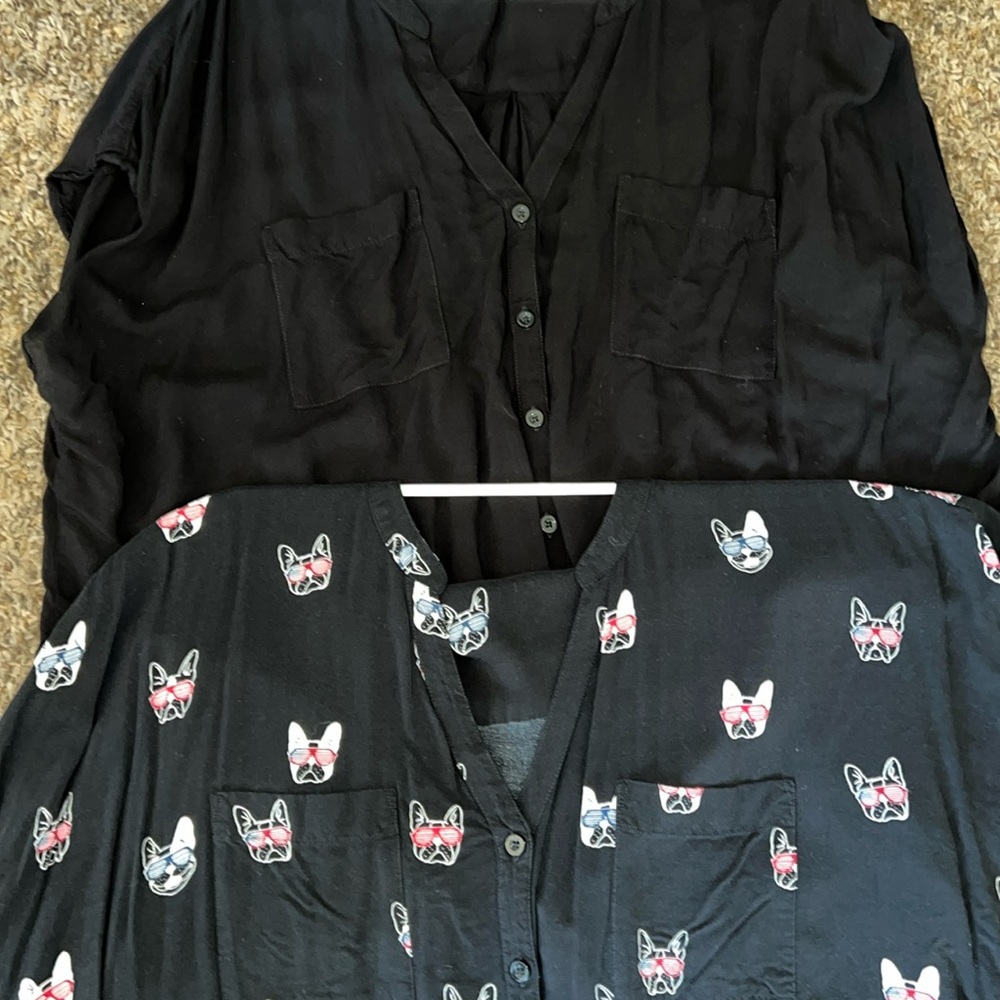 TORRID GEORGETTE SHORT SLEEVE BUNDLE